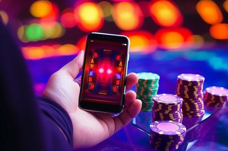 Pengguna menikmati live casino interaktif melalui aplikasi akuntoto dengan fitur responsible gaming